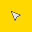 cursor on yellow background