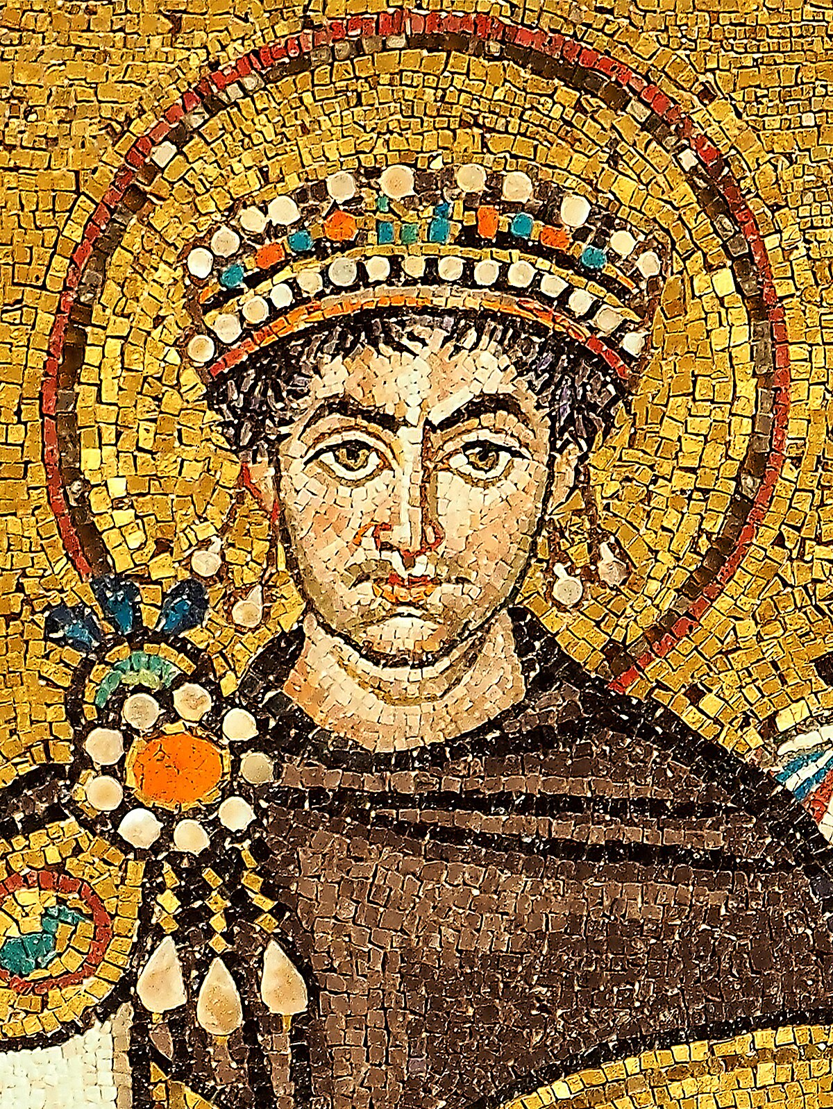 Mosaic of Justinianus I   Basili