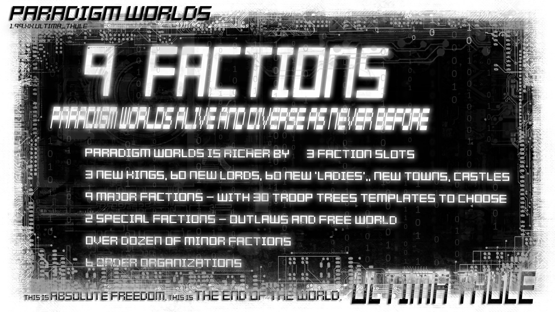 pw ULTIMA THULE a3 9factions sl