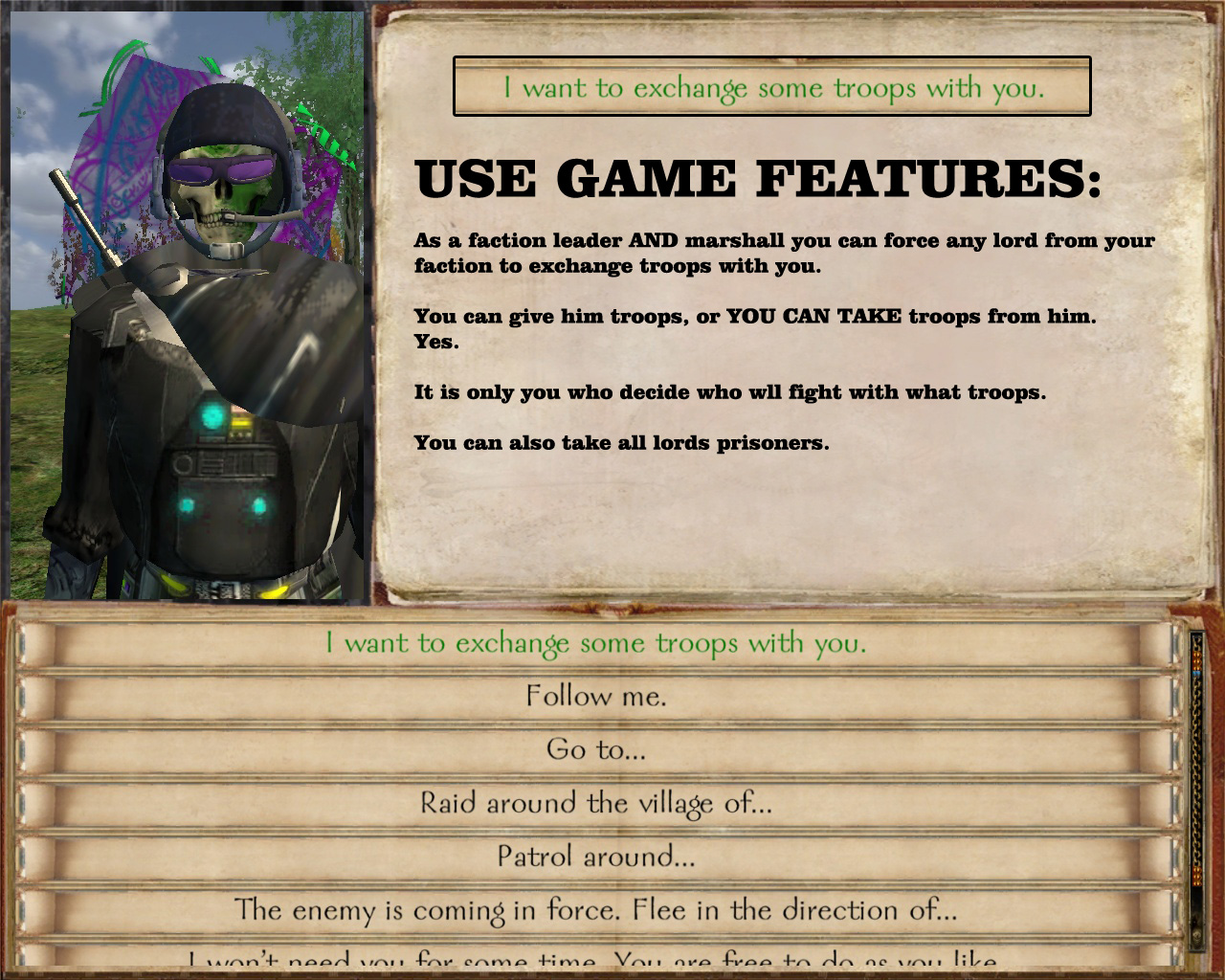 mount and blade warband marshall guide