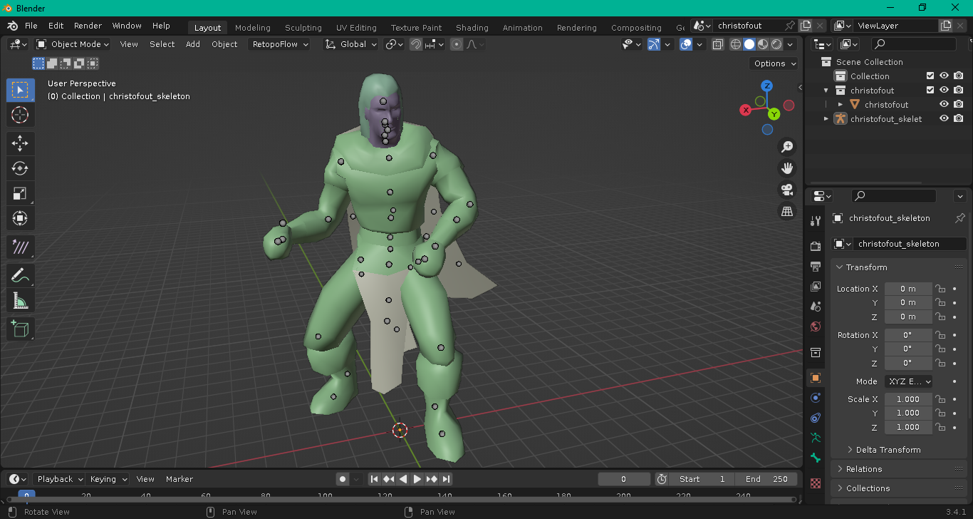 Importing blender model - Character & Animation - Epic Developer
