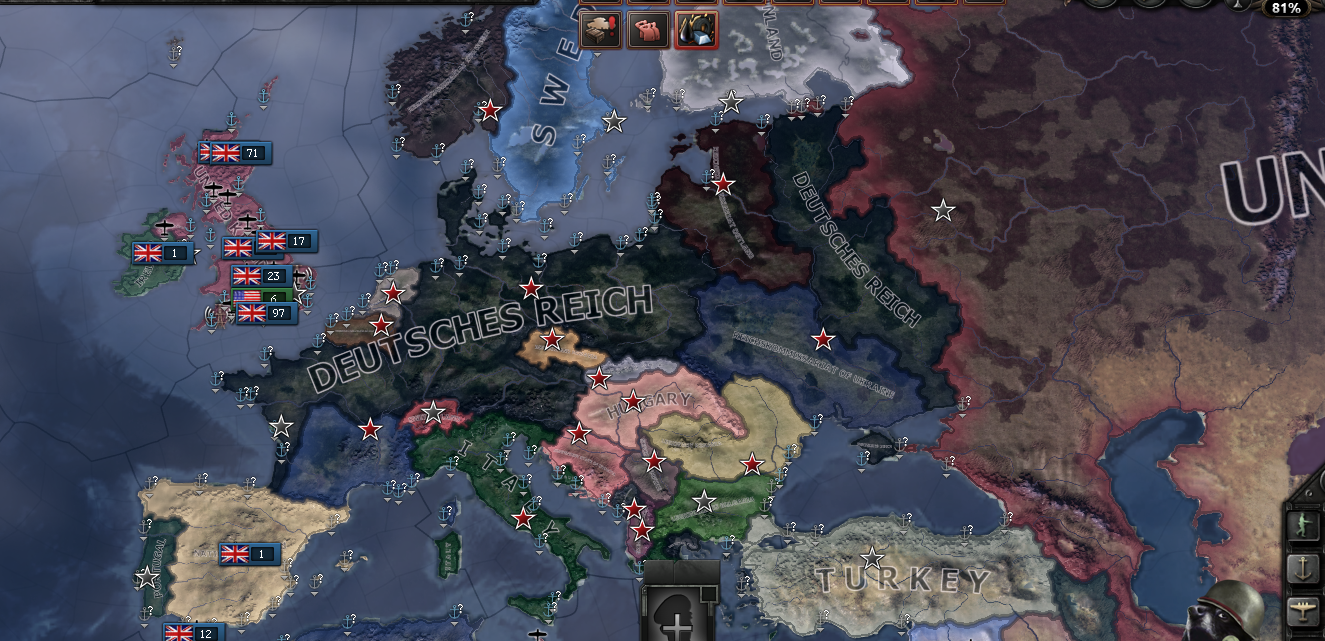 Europe in 1942