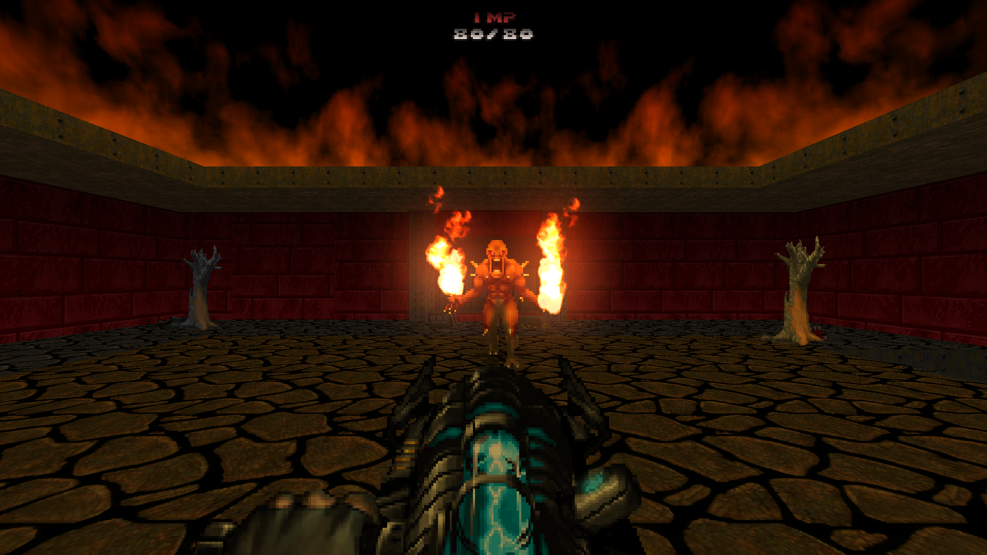 Preview of PSX DOOM CE loaded with Brutal Doom Platinum