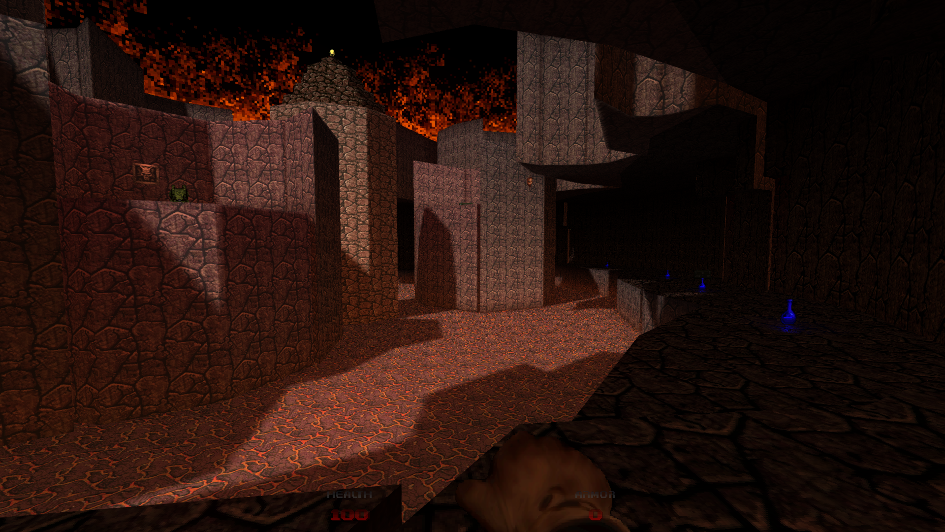 A preview of lightmaps, an upcoming gzdoom feature