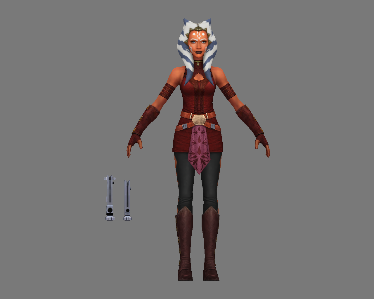 Ahsoka Tano CW Texture DarthSith Edits (Model not Included) addon ...