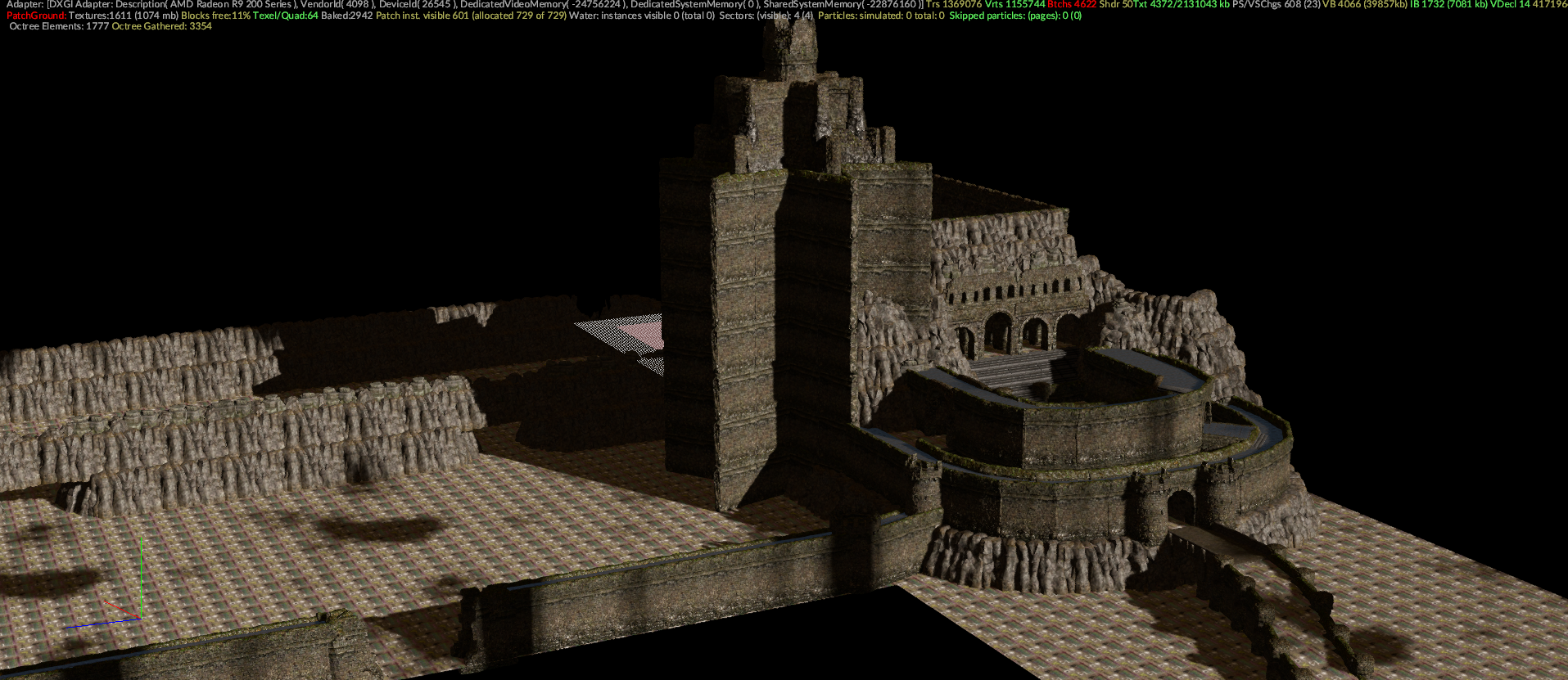 Creating custom assets and objects of Helms Deep map/episode (fortress) and size scaling