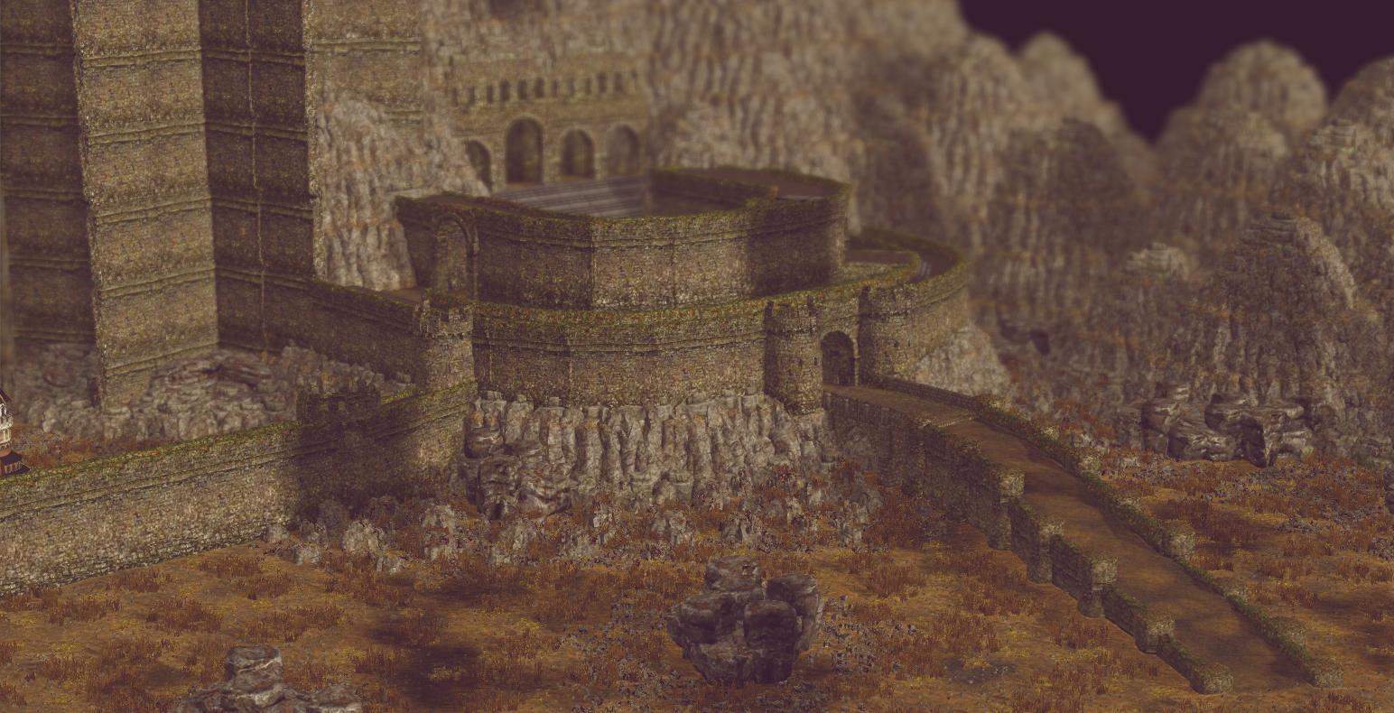 Designing environment and nature of Helms Deep map/episode