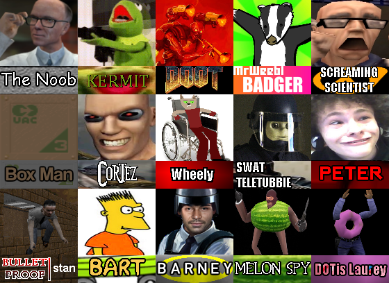 All playable characters