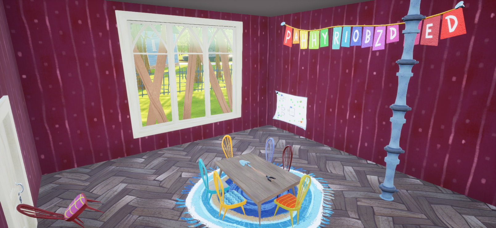 Seems like the birthday room has an actual purpose