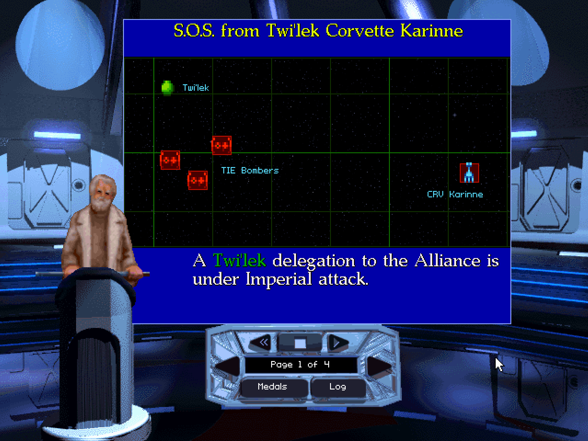 General Dodonna is puzzled at the odd choice of planet name in the original mission.