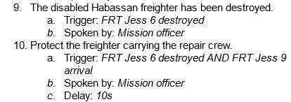 With some tweaks, we can account for the destruction of the freighter Jess 6.