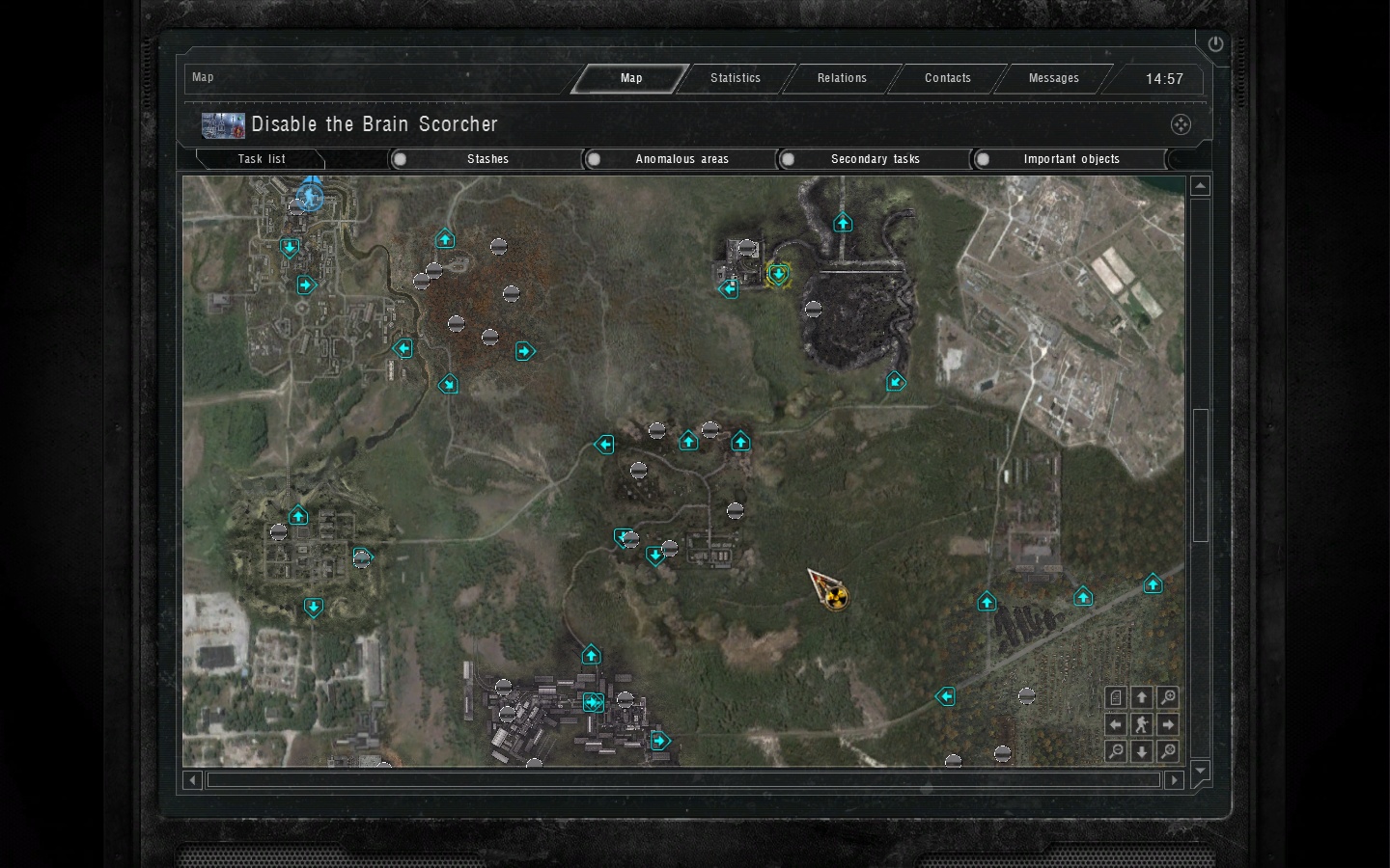 stalker call of chernobyl map stalker call of chernobyl map