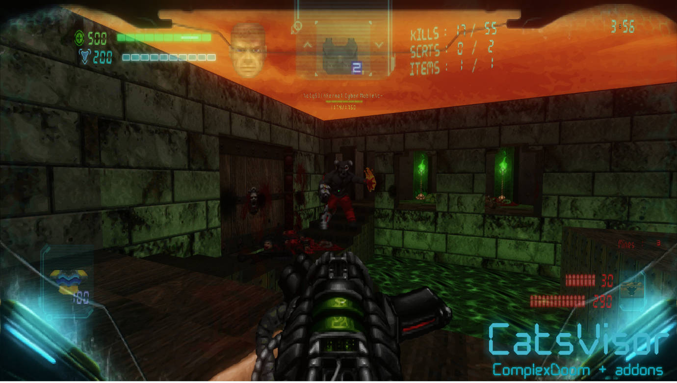 CatsVisor HUD 1.10.3 addon - Brutal Doom mod for Doom - ModDB