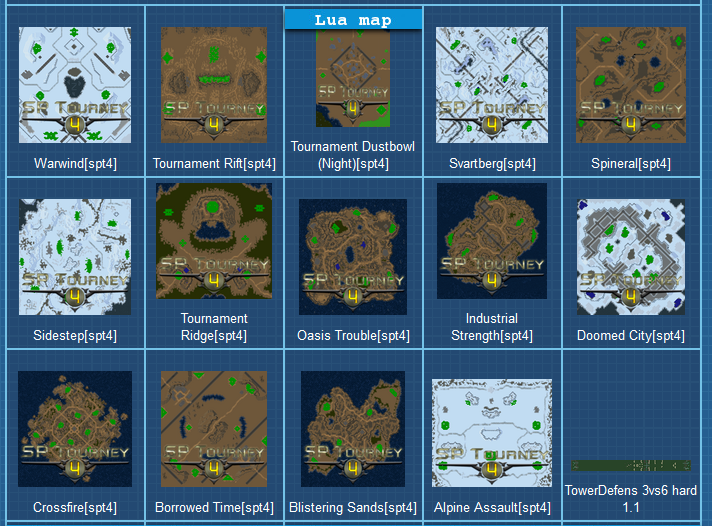 tournament map list