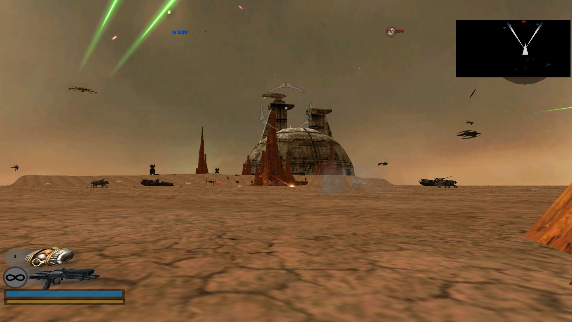 Player view from Republic spawn