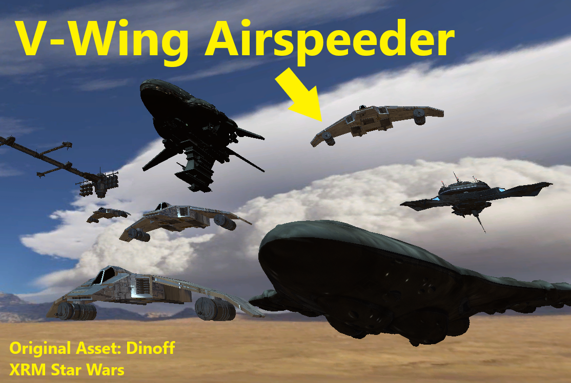 V Wing Airspeeder