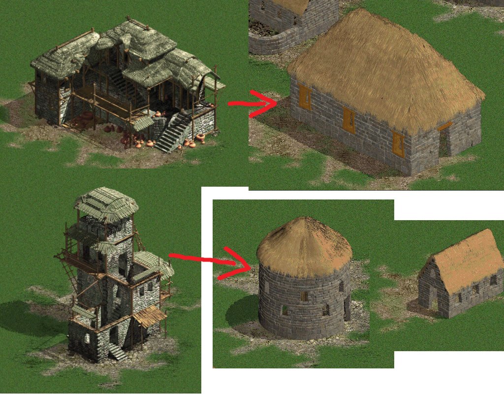 Modify Inca Buildings
