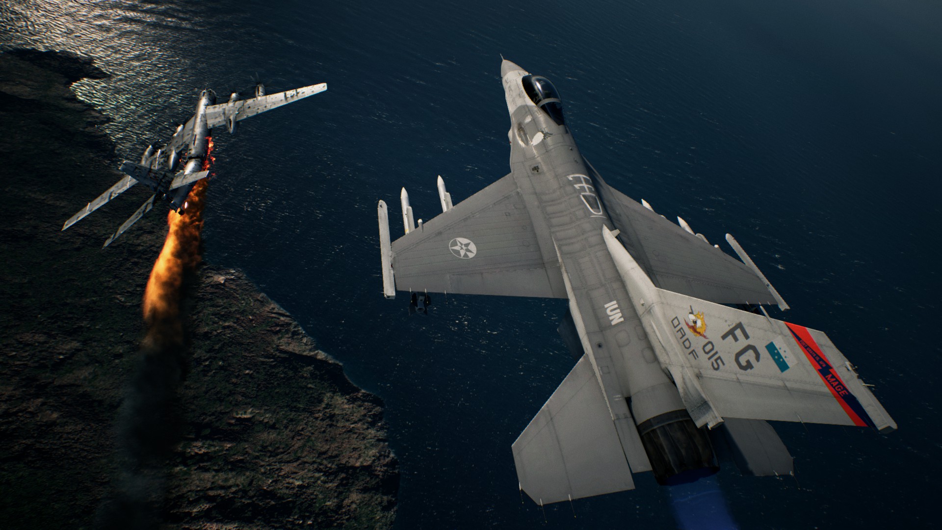 Tofulogic makes weird mods for Ace Combat 7 - Knockout!