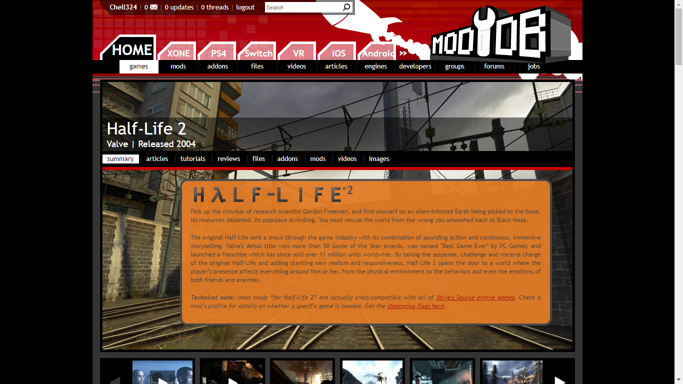 Tutorial PT-BR - Como Baixar Mods De Half-Life 2 Blog - Chell324.