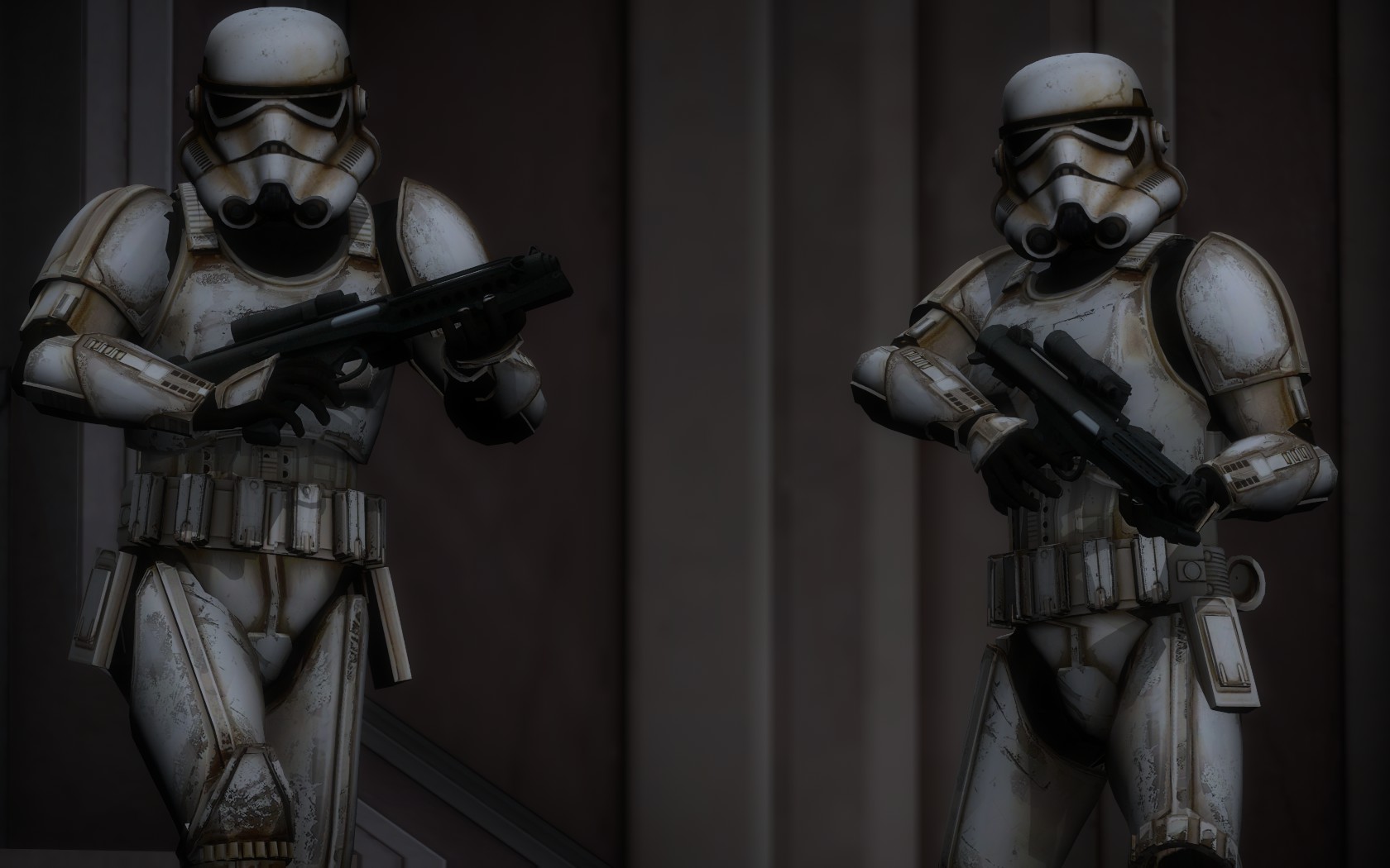 Stormtrooper from Star Wars: First Assault rigged by S1thK3nny