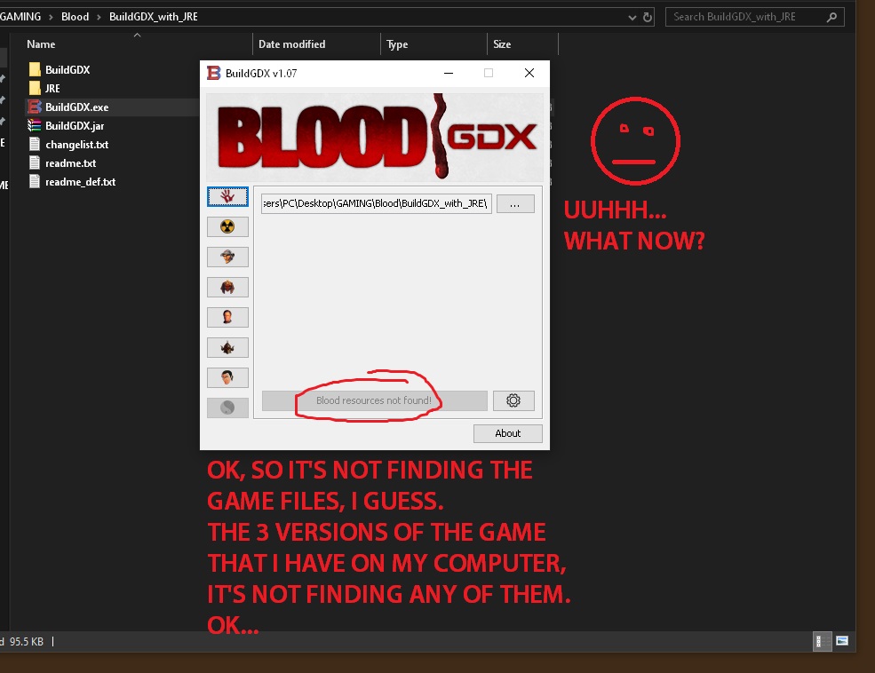 BloodGDX install fail 007