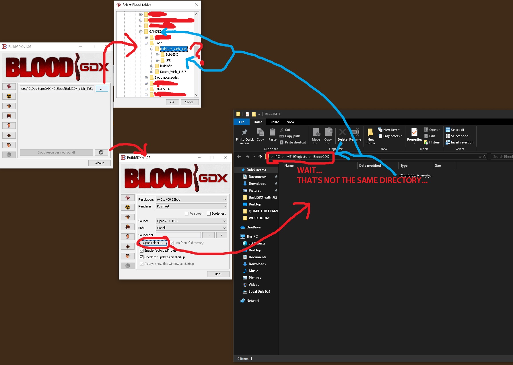 BloodGDX install fail 009