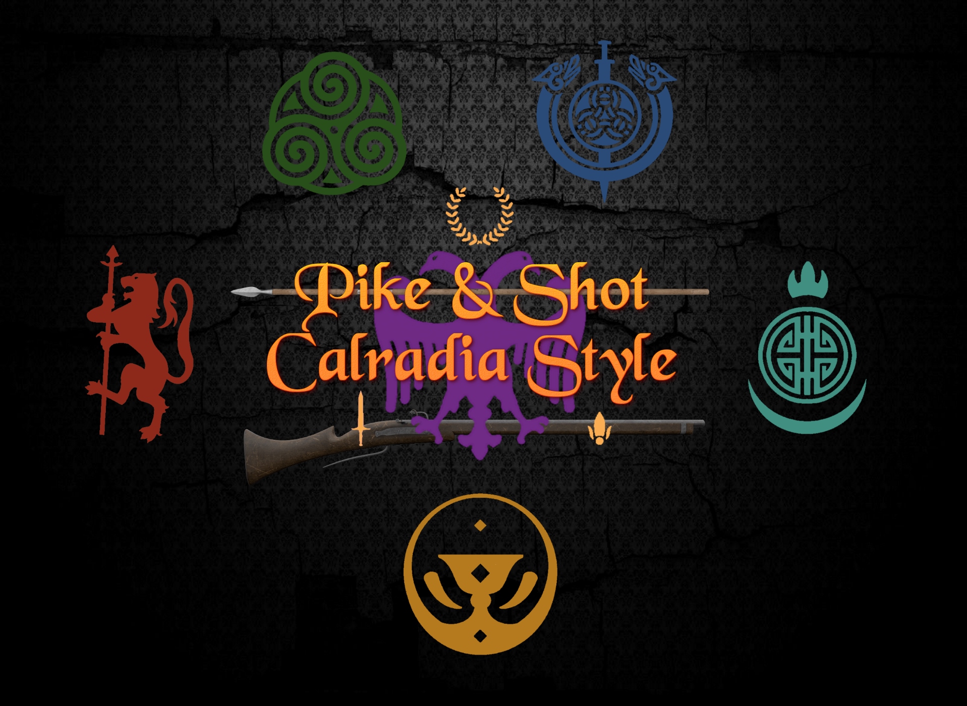 pike and shot logo test 3c PNG