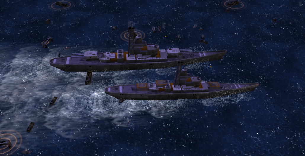 Destroyers - the new Capital Ships armed with three missile pods
