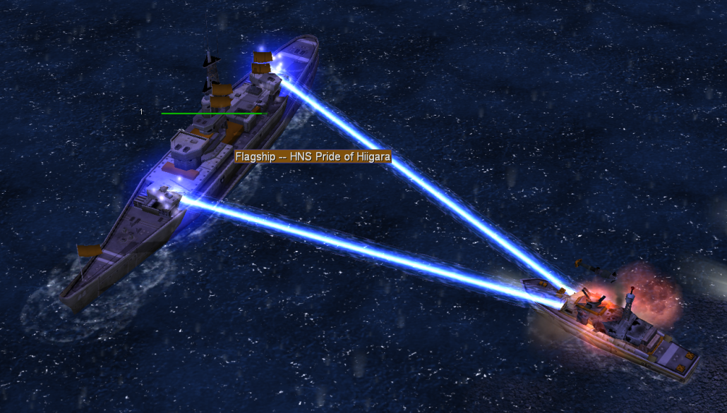 The Hero unit of the Navy, Flagships are powerful and have the ability to hyperspace jump a certain distance forwards