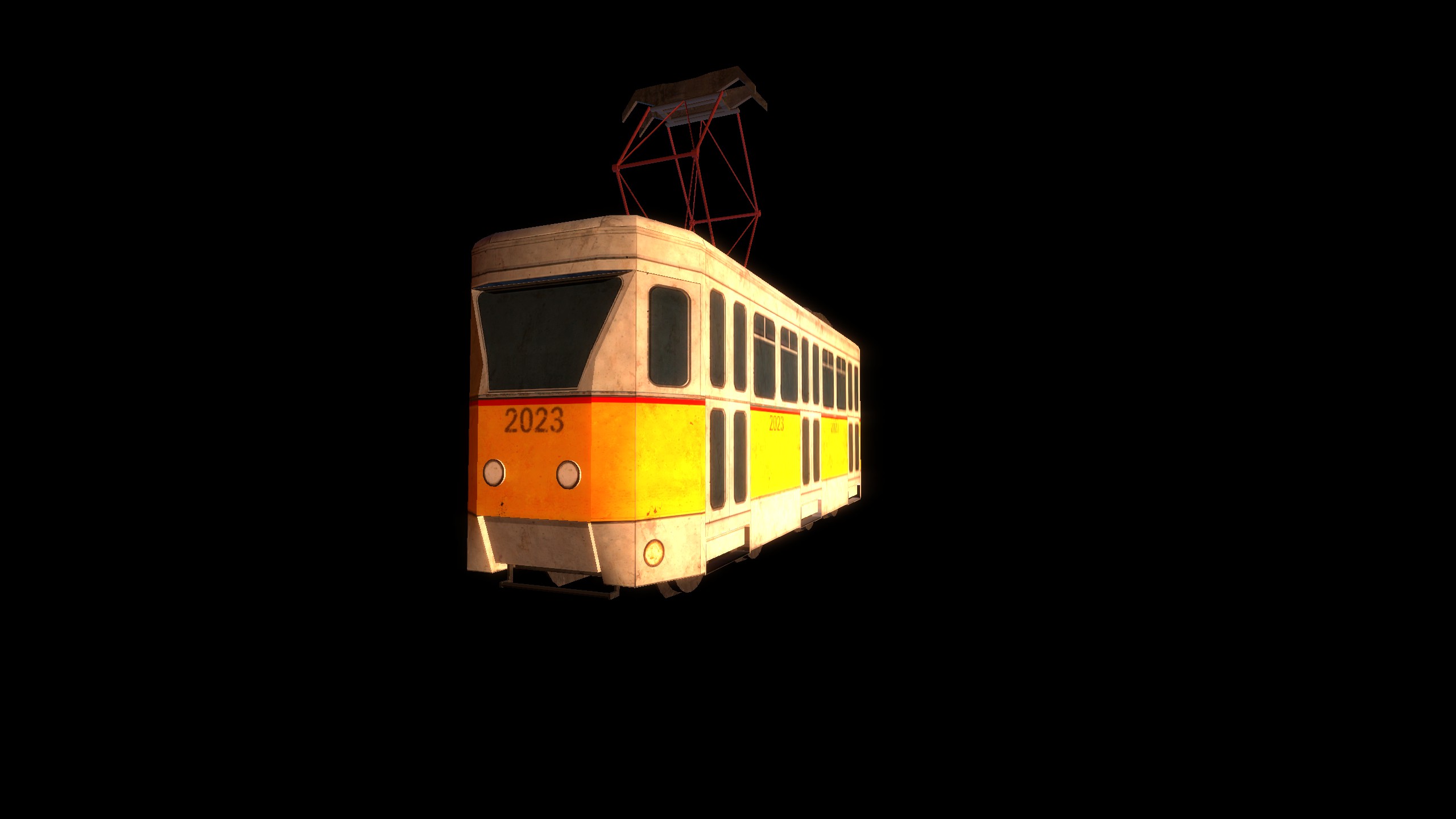 A tram made by Kralich