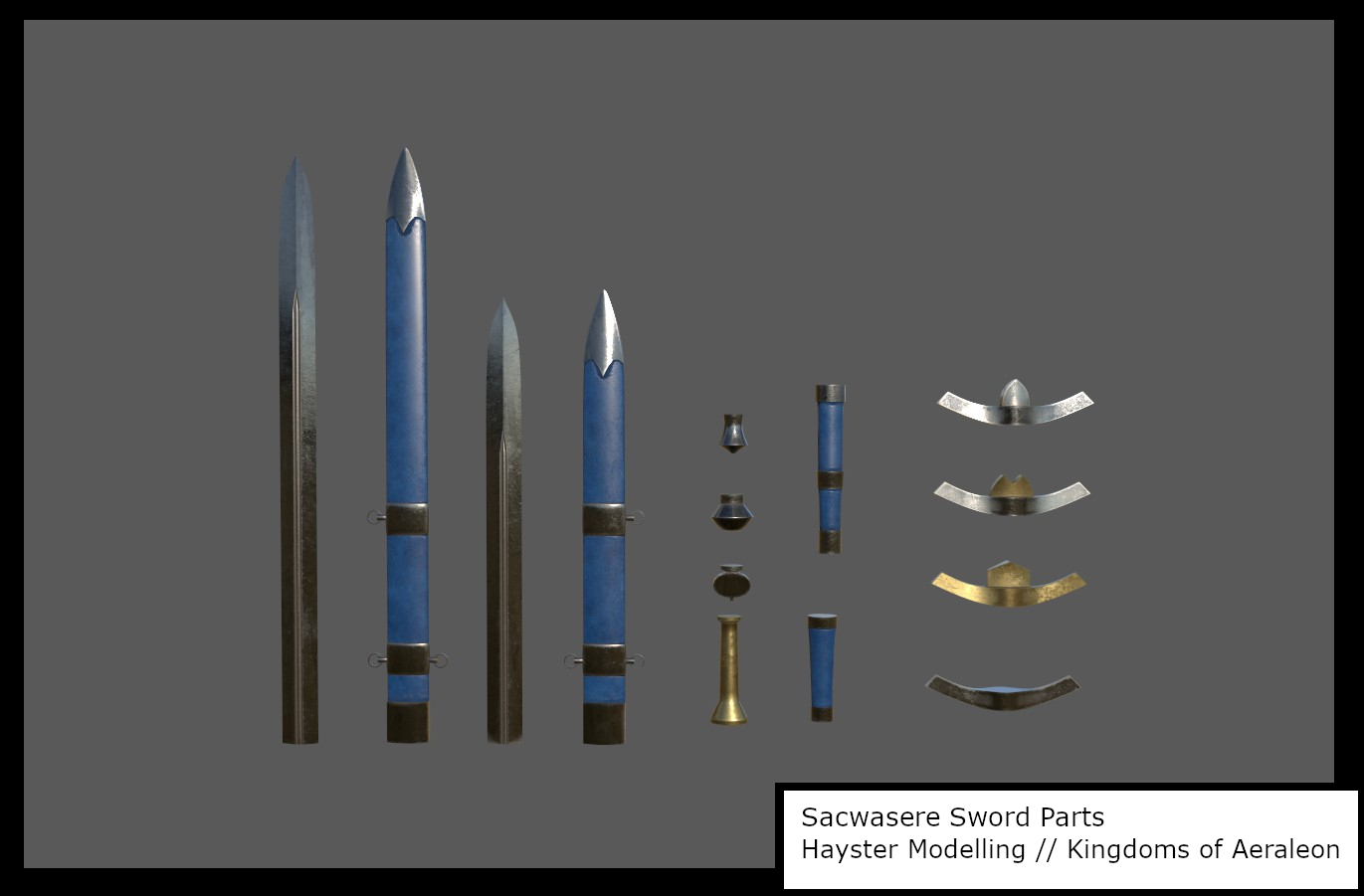 Showcase Sacwasere Sword Parts