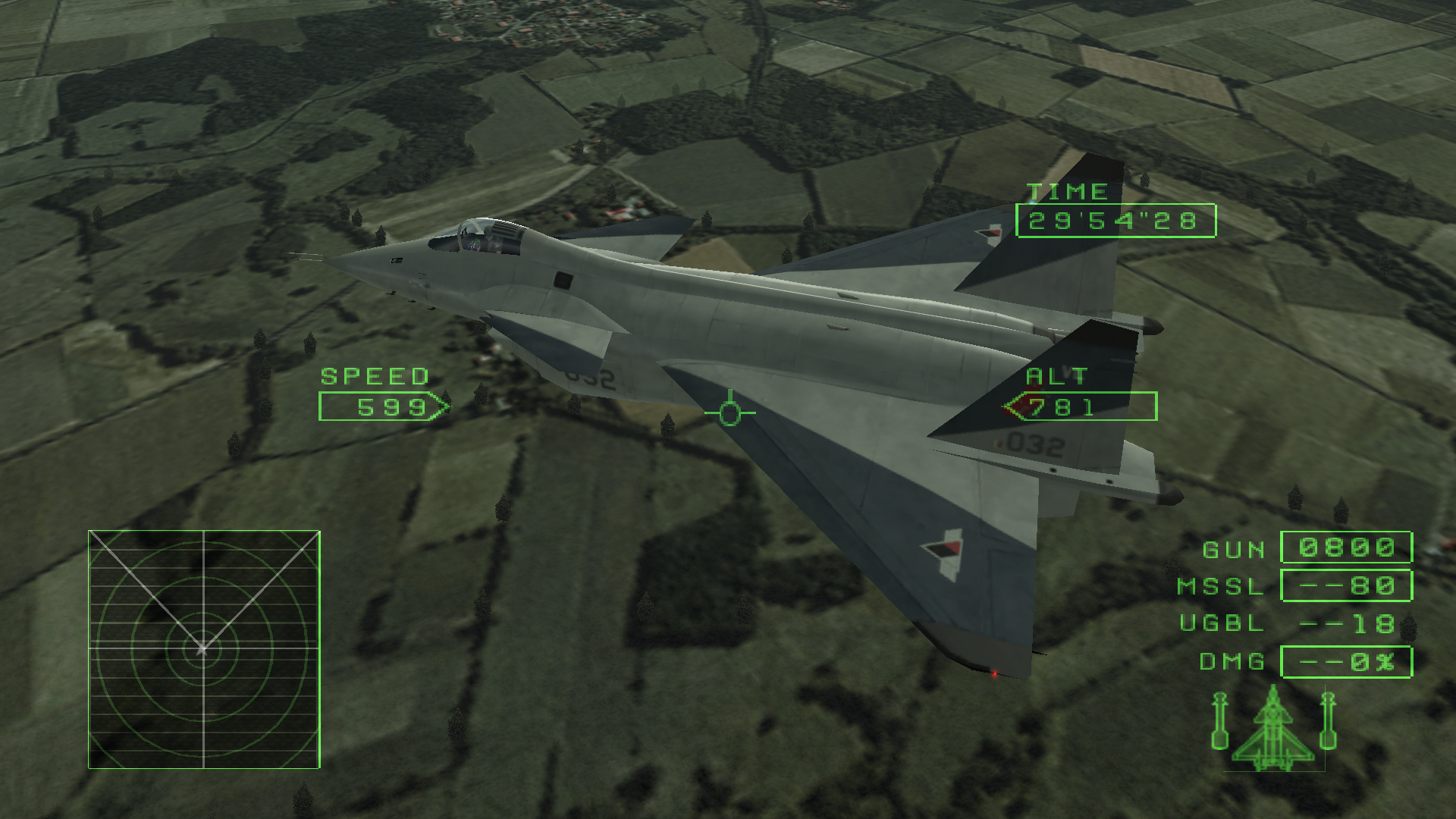 Ace Combat 5 - Mission 01 - Shorebirds - For Belsimtek's F-5E Tiger II -  No mods version.