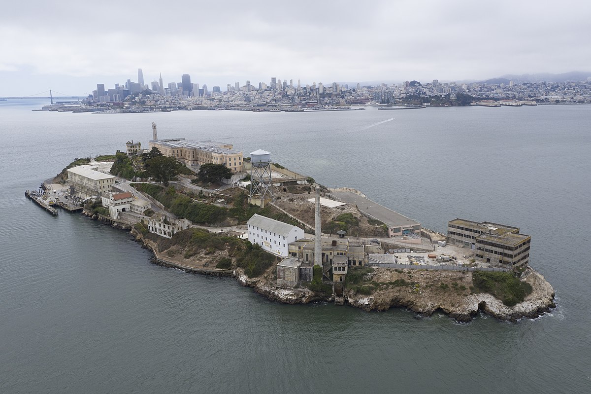 Alcatraz island in real-life