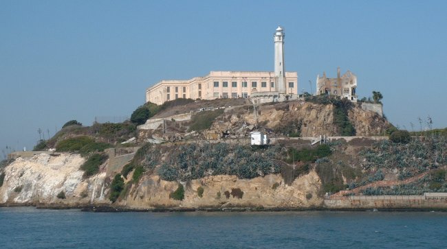 Alcatraz island in real-life