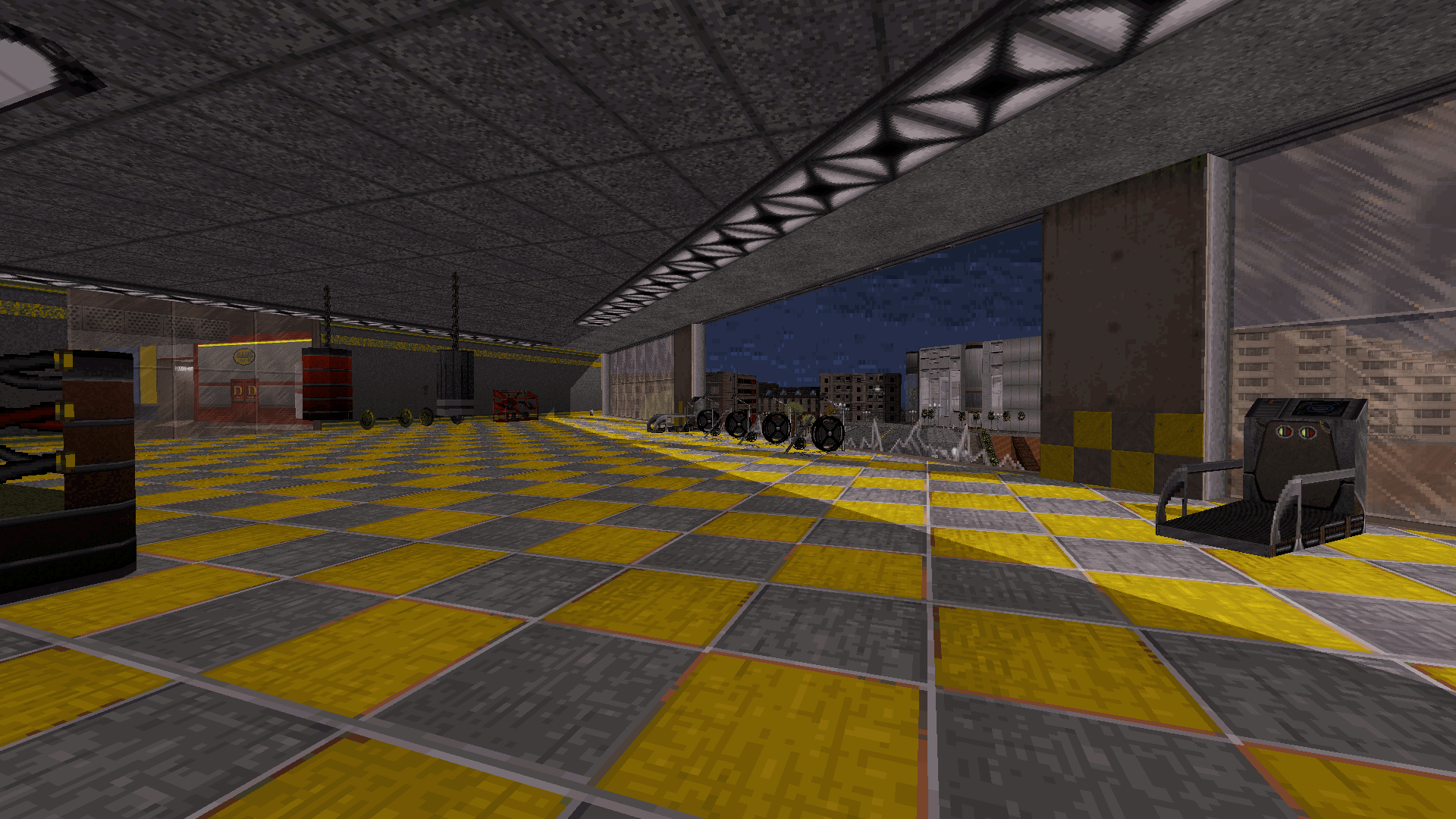 Interior of a gym, where you can find out how strong Duke really is!