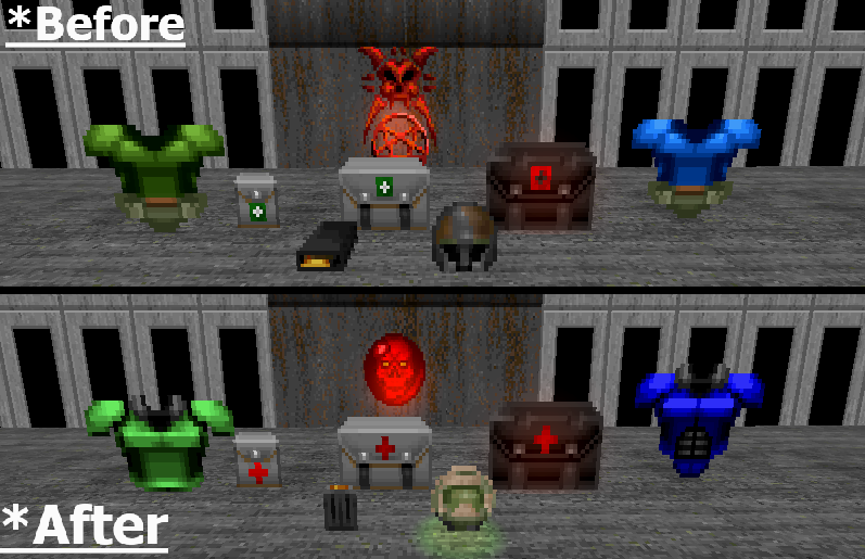 Alternative Classic Item Pickup Sprites For Brutal Doom V21 Addon Moddb