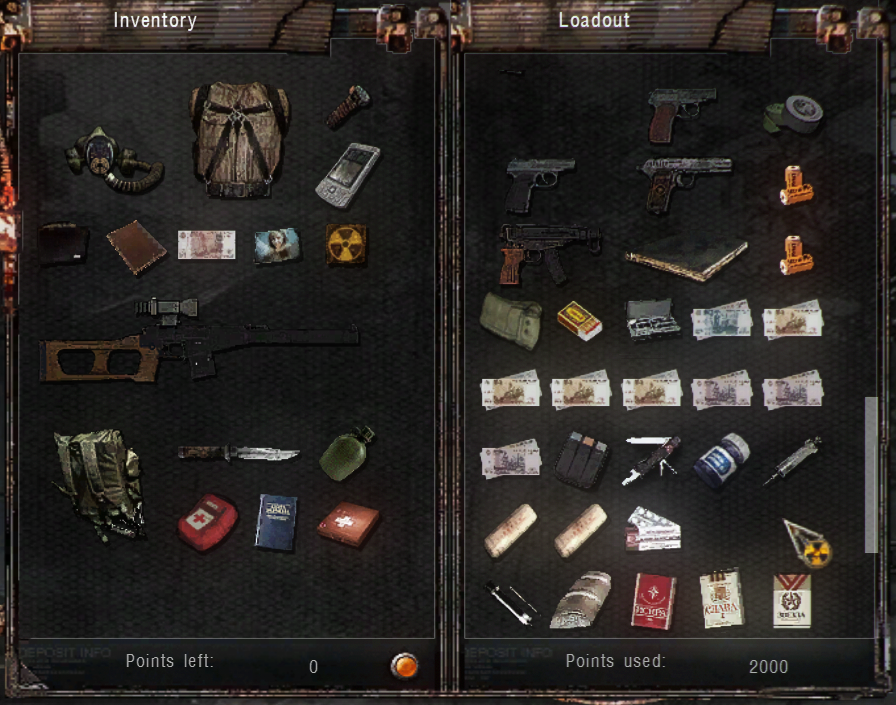 New Game Loadouts+ by SilkySmooth addon - S.T.A.L.K.E.R. Anomaly mod ...