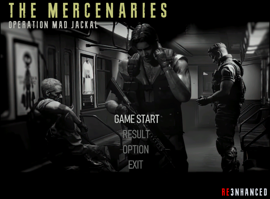 RE3NHANCED - The Mercenaries Menu 2.1 Preview