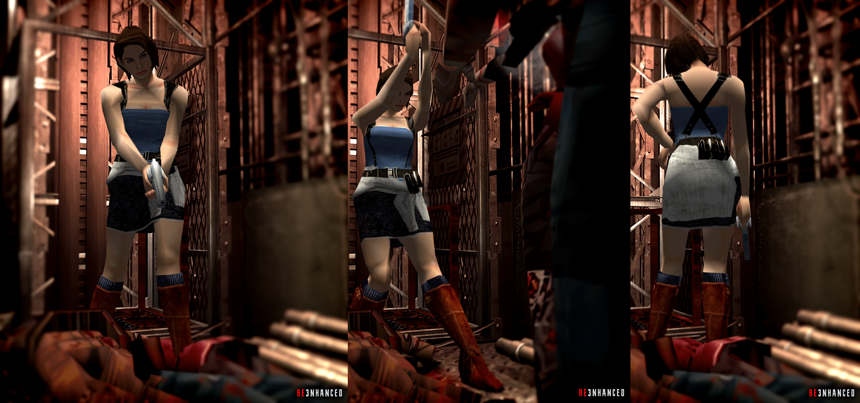 Download Jill Valentine facing Nemesis in the Resident Evil 2 Remake  Wallpaper