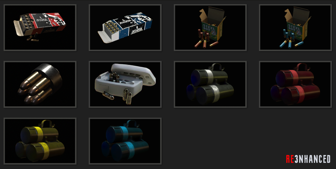 RE3NHANCED - Items Ammo Preview 2.0