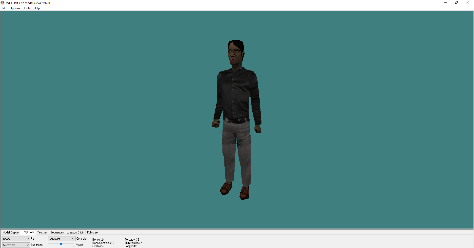 Jeds Half Life Model Viewer v1 12