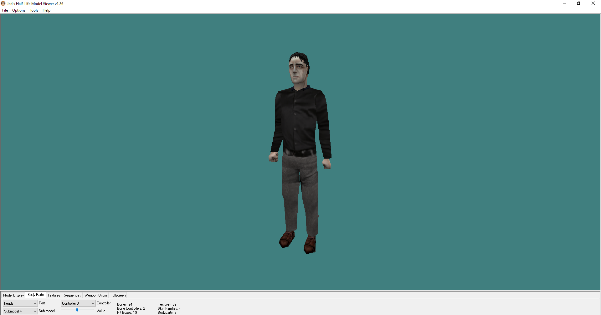 Jeds Half Life Model Viewer v1 13