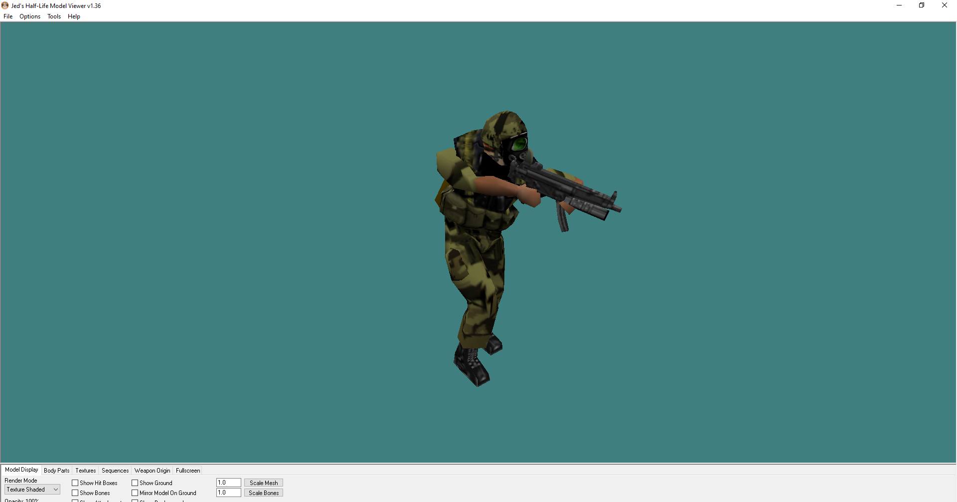 Jeds Half Life Model Viewer v1 14