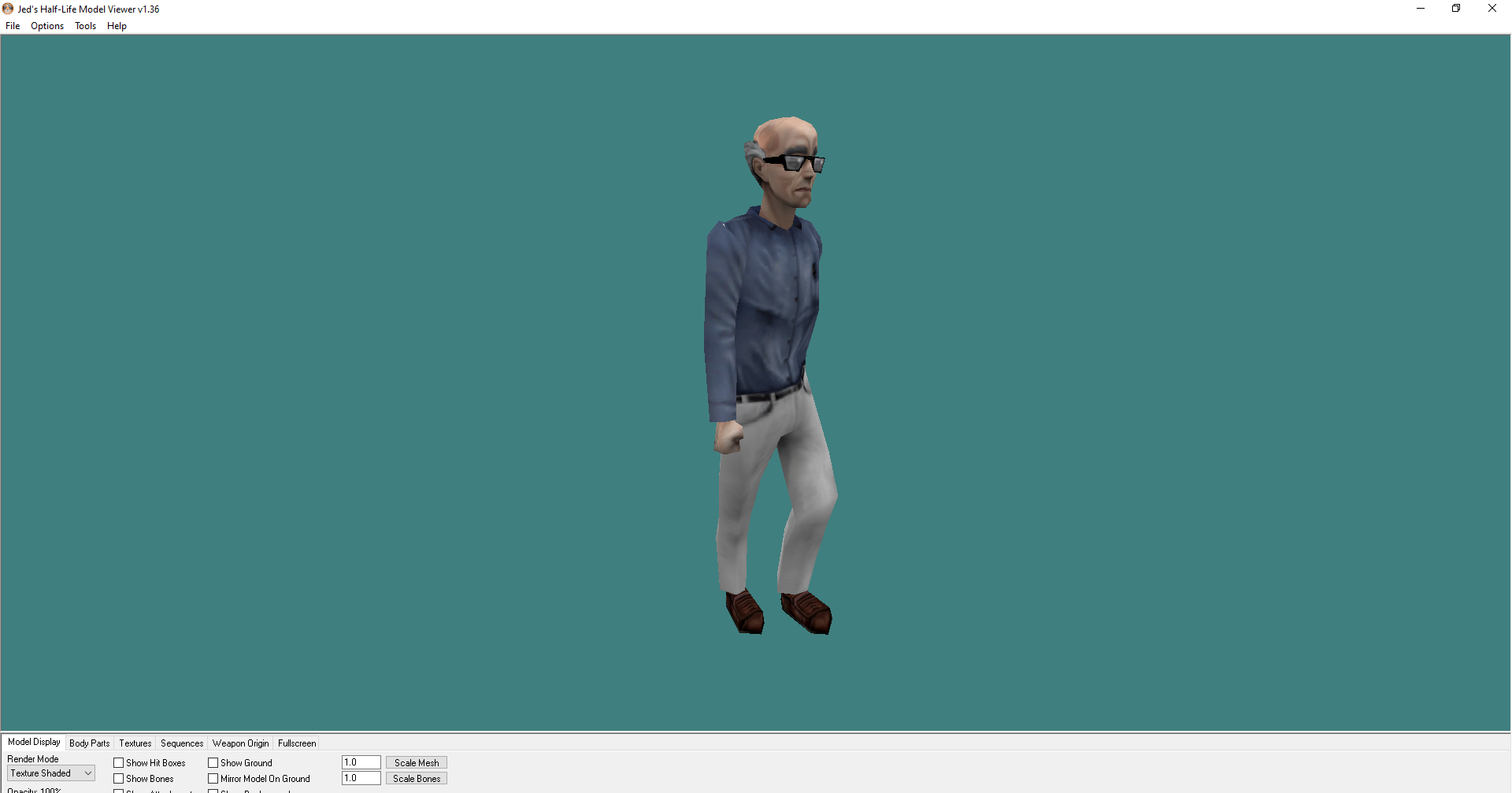 Jeds Half Life Model Viewer v1 9