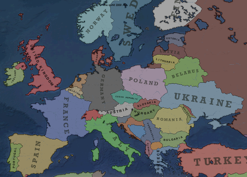 Europe in the year 2000 (Victoria 2)