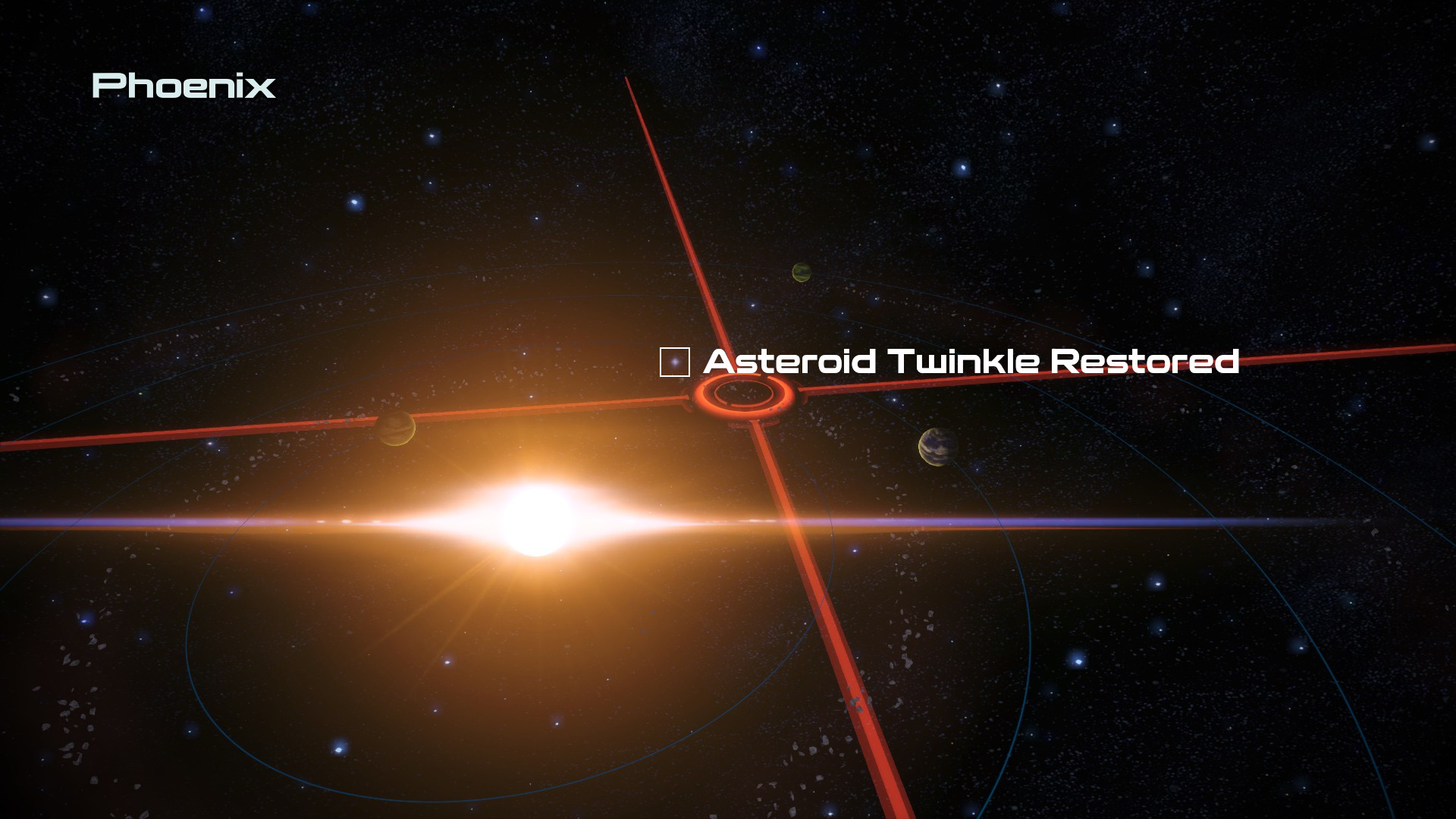 Asteroid twinkle restored