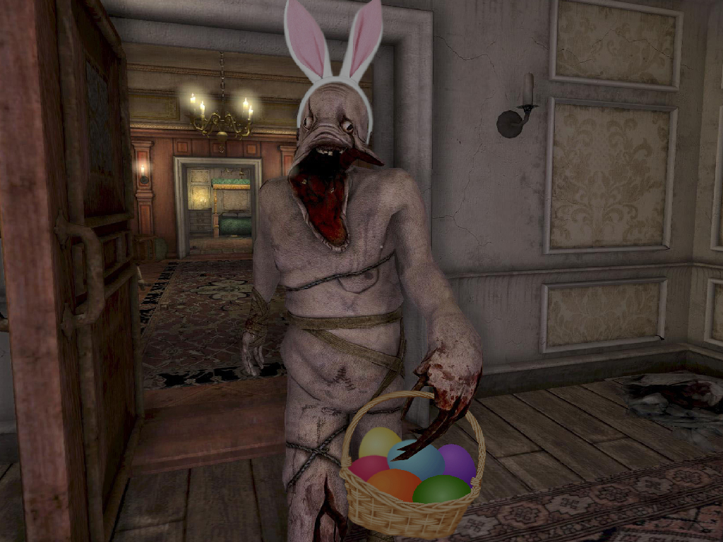 Grunt with easter eggs.