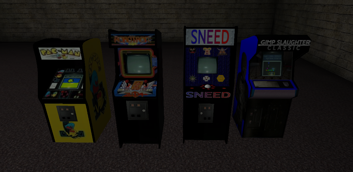 arcade machines