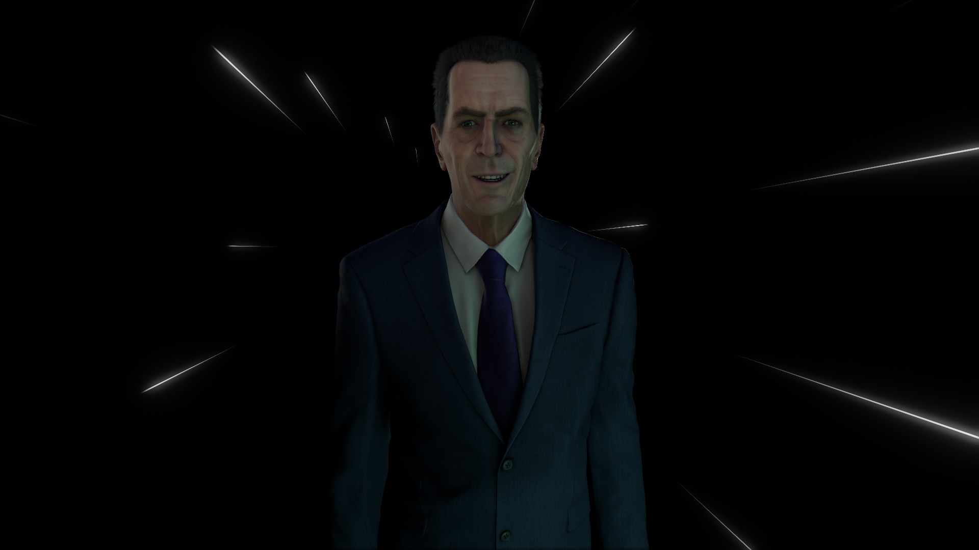 in the 20 year steam anniversary page, gman is shown to h