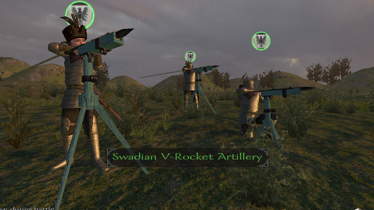 Swadian V-Rocket Artillery.